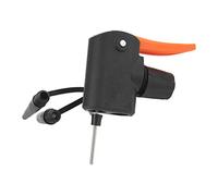 EMUKOEP Testa della Pompa per Bici Portatile, Facile Installazione, Parti della BiciValvola Britannica, Americana, Francese