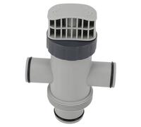 EMUKOEP Valvola a Stantuffo con Tubo Doppio Diviso per Accessorio per Piscina in Plastica 11872 per il Mantenimento di Piscine Fuori Terra e Pompe per Piscina