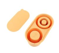 EMUKOEP Vassoio per Cubetti di Ghiaccio in Silicone con Coperchio, Forma Unica a Cilindro Cavo, Raffreddamento a Lunga Durata per Cocktail, tè e caffè, Tazza da 40 Once