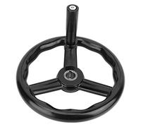 EMUKOEP Vuota a Ruota a Tornate Non Asili Nere 250x25 Mm con Mango Utensile
