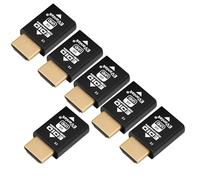 Emulatore mini HDMI EDID Passthrough - 1080p a 4K a 60Hz | Design compatto | Supporta interruttori HDMI, estensori, ricevitori AV, splitter video 3840 x 2160 @ 60Hz - 6 pezzi