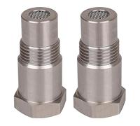 Emulatore Sonda Lambda 2 pezzi di Prolunga Sensore di Ossigeno M18 x 1,5 mm, Filtro O2 Sensore di Ossigeno Sonda Lambda Adattatore 45 mm per Auto Filettatura Adattatore