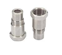 Emulatore Sonda Lambda 2 pezzi di Prolunga Sensore di Ossigeno M18 x 1,5 mm, Konuooer Filtro O2 Sensore di Ossigeno Sonda Lambda Adattatore 45 mm, per Impianto di Scarico Auto Accessori