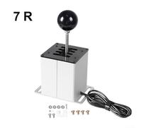 Emulatore USB Shifter, cambio in metallo 6+R/7+R per Logitech G29 G27 G920 e Thrustmaster T300, accessorio per simulatore di corse per ATS ETS WRC on (7 velocità)