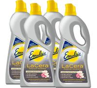 Emulsio La Cera Facile Marmo Autolucidante e Antiscivolo Per Pavimenti 4x725ml