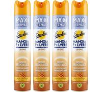 Emulsio Mangia Polvere Antistatico Legno - Con Cera d'Api, 4 Spray da 400ml