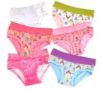 EMY Intimo Slip Mutandine morbideBimba - Confezione da 6 Paia dalla tg 2 Fino alla 12 Anni - Cotone Elasticizzato - Morbido Elastico a Fascia Alta - Colori Anallergici (3 Anni, 1126)
