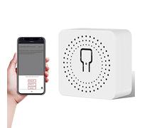 eMylo Mini interruttore intelligente Wifi fai da te Modulo relè remoto senza fili 16A, controllato dall'app Smart Life/Tuya, statistiche sull'elettricità, compatibile con Alexa Echo,supporto 1/2 way