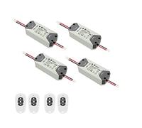 eMylo Smart Wireless RF Interruttore di controllo del motore Modulo relè RF DC 12V Interruttore di controllo remoto del motore 5-24V 433Mhz Rotolo di supporto/Tende elettriche/Pompa dell'acqua 4 pezzi