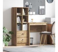EMYRLXQW Armadietti & Stoccaggio, Buffet & Credenze-Scrivania con Storage Artisan Oak Engineered Wood
