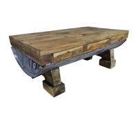 EMYRLXQW Tavoli, tavolini d'accento, tavolini da caffè-tavolino in legno riciclato misto, 90 x 50 x 35 cm