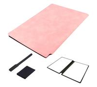 EMYVSVO Dry Erase Notebook 9.4x6.5 Inch Portable A5 Whiteboard Notebook Reusable Erasable Notebook with Wipe Cloth and Writing Pen for Business Home Office (Pink)