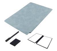 EMYVSVO Dry Erase Notebook 9.4x6.5 Inch Portable A5 Whiteboard Notebook Reusable Erasable Notebook with Wipe Cloth and Writing Pen for Business Home Office (Light Blue)