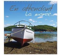 En attendant la marée... (Calendrier mural carré 2026 30x30 cm) Calendrier double avec une page pour vos prises de notes: Bateaux à marée basse sur la grève.