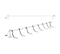 [en.casa] Avvolgitore per Telo da Piscina e Solare, Sistema di Avvolgimento con Manovella e Barra Telescopica 147-555 cm