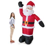 [en.casa] Babbo Natale Gigante Gonfiabile 240cm con 4 LED Uso Interno e Esterno