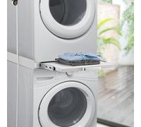 [en.casa] Kit Sovrapposizione Lavatrice Asciugatrice 60x60 cm Bianco