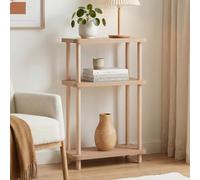[en.casa] Scaffale da Terra a 3 Ripiani Color Cappuccino 62x40x18 cm