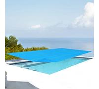 [en.casa] Telo di Copertura per Piscine Rettangolari 450 x 220 cm Telone Estivo Galleggiante con Bolle d'Aria Copertura Isotermica