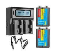 EN-EL18D EN-EL18d ENEL18d Batteria + Caricabatterie Doppio LCD Intelligente Rapido, Compatibile Con Nikon, For Impugnature Z9 D4 D4S D5 D6 D800 D850 D500(2 Battery 1 Charger)