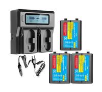 EN-EL18D EN-EL18d ENEL18d Batteria + Caricabatterie Doppio LCD Intelligente Rapido, Compatibile Con Nikon, For Impugnature Z9 D4 D4S D5 D6 D800 D850 D500(3 Battery 1 Charger)