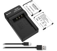 EN-EL19 HOSAN 2 Batteria di Compatibile con Serie Nikon EN-EL19 Coolpix S32 S33 S100 S2800 S3100 S3200 S3300 S3500 S3600 S4100 S4200 S4300 S5200 S5300 S6500 S6600 S6800