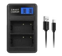 EN-EL3E EN-EL3 Doppio Slot Display LCD Portatile USB Camera Battery Charger per D90 D80 D300S D300 D700 D200 Camera LCD Doppio Caricatore Della Macchina Fotografica Caricabatteria Stazione di Ricarica