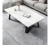 ("en":"Glam Cross Legs Tavolino da caffè rettangolare in legno Tavolo da cocktail per la casa tavolino da caffè moderno tavolino da caffè piccolo appartamento tavolino da tè nordico piccolo tavolino