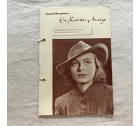 En kvinnas ansikte Ingrid Bergman, Tore Svennberg 1938 programma cinematograf...