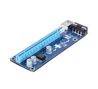En-Labs. Pc Cioè 1x a 16x PCI. Express Extender AUGGIO Card, USB 3.0 PCI -e Adattatore di Estensione w/Sata. al Cavo molex Compatible with la Macchina mineraria