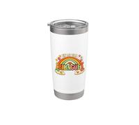 En Mi Era Bilingüe Orgoglioso Dual Language Teacher Rainbow Bicchiere termico in acciaio inox doppia parete