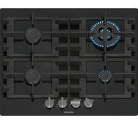 Siemens iQ300 EN6B6HK40 piano cottura Nero Da incasso 60 cm Gas 4 Fornello(i)