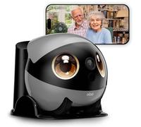 Enabot EBO Air 2 Plus FamilyBot, robot intelligente guidabile per la sorveglianza domestica con immagine facciale personalizzata, telecamera di sorveglianza 3K con batteria, fotocamera per animali