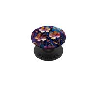 EnamelFlower Vibrant Blossoms Colorful PopSockets PopGrip Adesivo