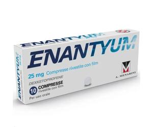 Enantyum 10 Compresse Rivestite 25mg Per Dolore Acuto