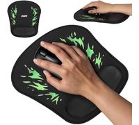 ENAPE® Wrist Mousepad | tappetino per mouse ergonomico con poggiapolsi e cuscino in gel | design elegante per comfort e protezione del polso | tappetino per mouse ergonomico per scrivania e casa