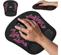 ENAPE® Wrist Mousepad | tappetino per mouse ergonomico con poggiapolsi e cuscino in gel | design elegante per comfort e protezione del polso | tappetino per mouse ergonomico per scrivania e casa