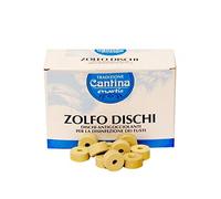 ENARTIS Dischi di zolfo Anti gocciolanti per la disinfezione di fusti e Botti di Vino Confezione da 1 kg