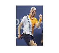 Enartly Poster da parete su tela Denis Shapovalov Giocatori di tennis Momenti di corte Sport Boy Room Art (1) Wall Art Modern Family Bedroom Decors 60 * 80cm Senza Cornice