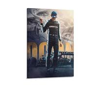 Enartly Poster da parete su tela Esteban Ocon F1 Racer Poster Wall Art per Office Live Room Camera Decorazione della camera da letto 50 * 70cm Senza Cornice