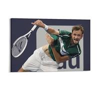 Enartly Poster E Stampe Daniil Medvedev Tennis Talent Bedroom Poster Grand Slam Player (5) Regali Wall Art Picture 50 * 70cm Senza Cornice