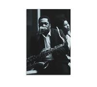 Enartly Poster E Stampe John Coltrane Alice Coltrane stampa dipinti per soggiorno camera da letto decorazione 60 * 80cm Senza Cornice