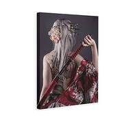 Enartly Quadri Su Tela Poster di spada della ragazza e stampe di arte murale Arredamento moderno per la casa da letto della famiglia 30 * 50cm Senza Cornice