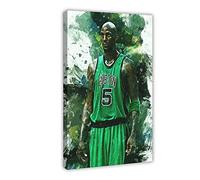 Enartly Quadri Su Tela Poster Kevin Garnett Basket 4 Canvas Camera da letto Wall Art Picture Stampa Uffici Room Decor Regali 40 * 60cm Senza Cornice