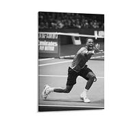 Enartly Quadro Su Tela Gael Monfils New Tennis Genius Personality Poster per camera da letto completa (2) Opere d'arte Poster Wall Art Gift Decor Home 30 * 50cm Senza Cornice