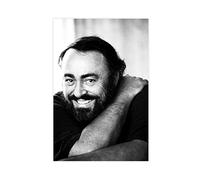 Enartly Quadro Su Tela Il tenore Luciano Pavarotti Sportsation Canvas Wall Art Soggiorno Poster Camera da letto Decor Pittura 30 * 50cm Senza Cornice