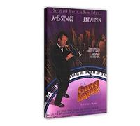 Enartly Quadro Su Tela The Glenn Miller Story Classic Movie Posters e stampe d'arte murali Arredamento moderno per la casa per la camera da letto della famiglia 30 * 50cm Senza Cornice