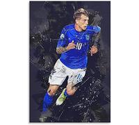 Enartly Stampe Quadri Figure di calcio Federico Bernardeschi Poster decorativi da salotto 40 * 60cm Senza Cornice