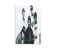 Enartly Stampe Quadri Ice Cube MC Ren Eazy-E Dr. Dre DJ Yella Regali Stampa quadri per soggiorno Camera da letto Decorazione 40 * 60cm Senza Cornice