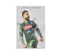 Enartly Stampe Quadri Lorenzo Insigne Poster Canvas Wall Art Room Pictures for Bedroom Gifts Decor 30 * 50cm Senza Cornice